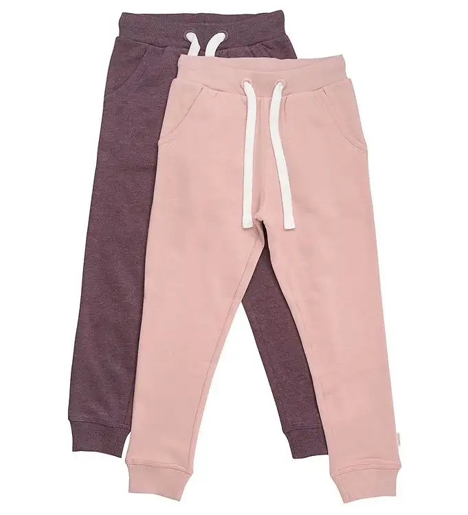 Minymo Sweatpants - Basic 37 - 2-pack - Misty Rose