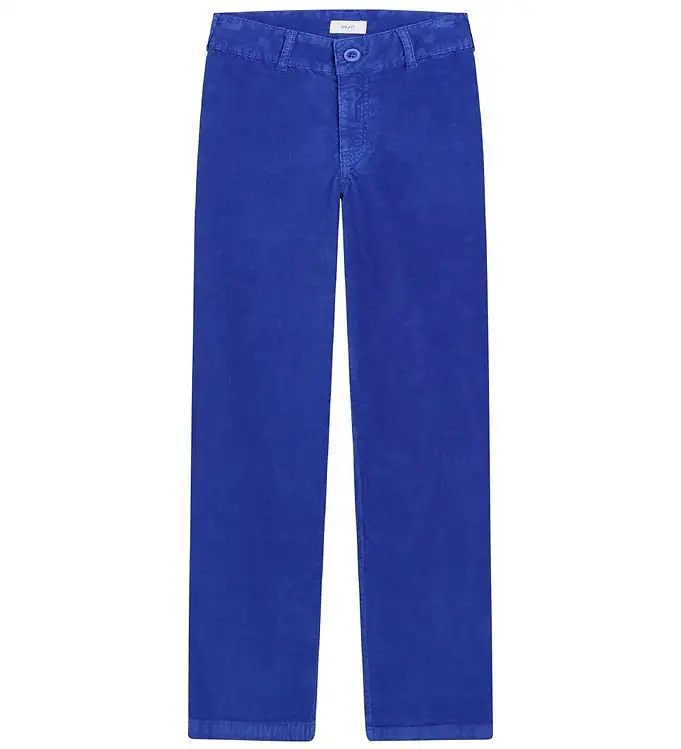 Grunt Manchesterbyxor - Wise Wide Corderoy - Digital Blue