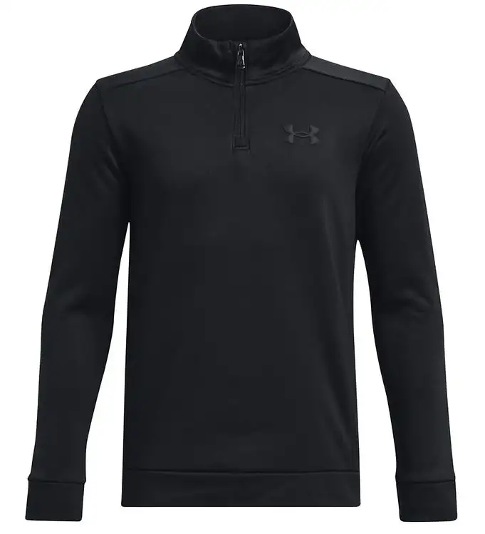 Under Armour Tröja - Fleece - 1/4 dragkedja - Svart