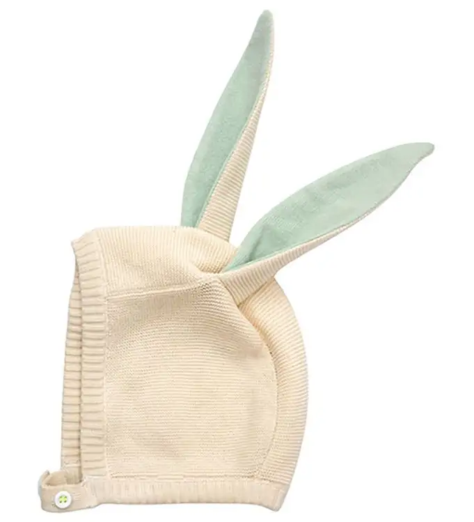 Meri Meri Babyhjälm - Blue Bunny Baby Bonnet