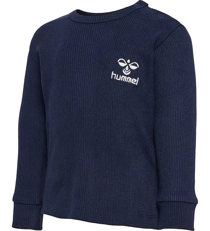 Hummel Tröja - Rib - hmlSami - Black Iris