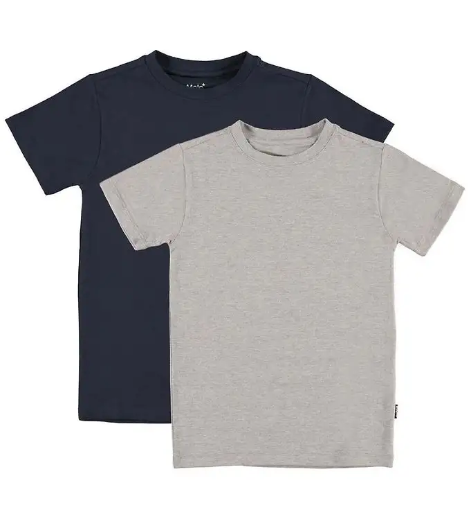 Molo T-shirt - 2-pack - Marinblå/Grey