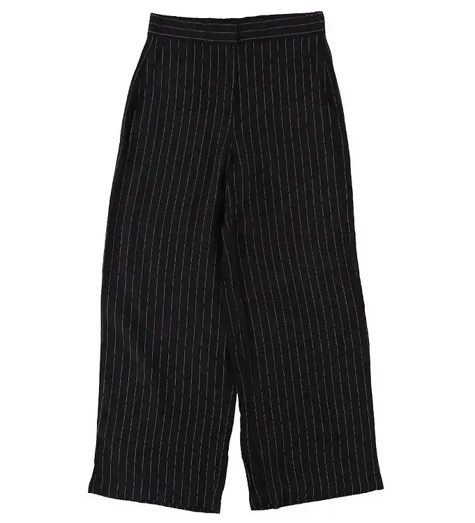 LMTD Byxor - NlfRin - Black/Kantränder