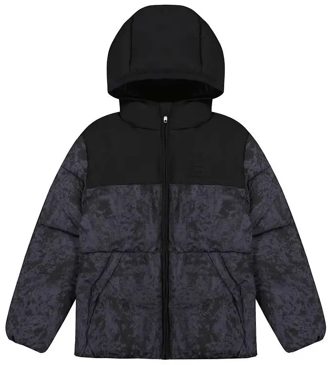 Champion Fashion Vadderad jacka - Svart/Grå m. Mönster