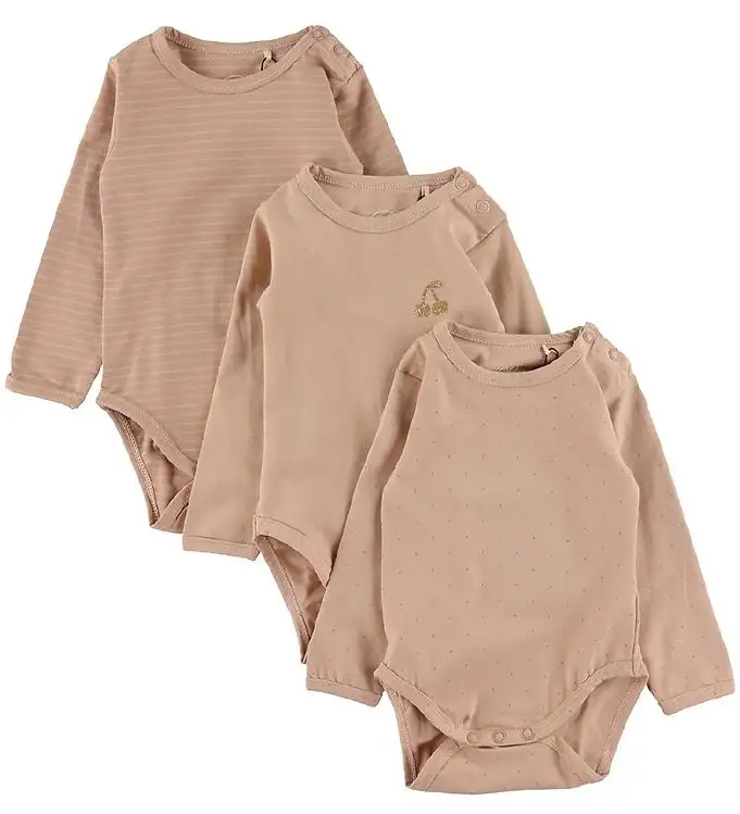 Sofie Schnoor Body l/ä - 3-pack - Nougat