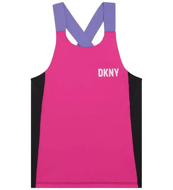 DKNY Träningstopp - Rose Peps/Svart