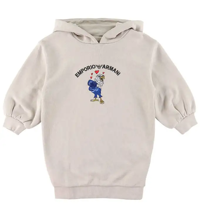 Emporio Armani Sweatklänning - Silver Cloud