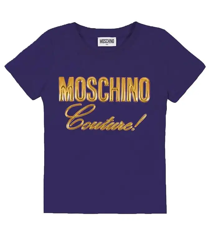 Moschino T-shirt - Marinblå m. Guld
