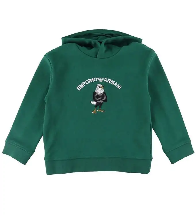 Emporio Armani Hoodie - Evergreen m. Örn