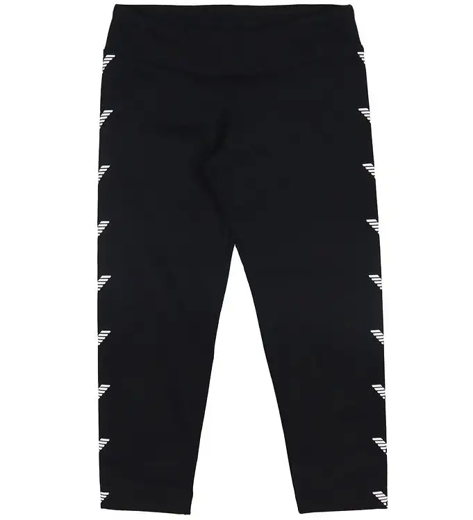 EA7 Leggings - Svart m. Logotyper