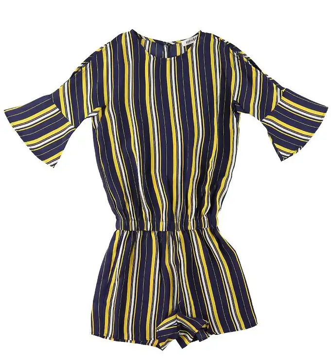 Add to Bag Jumpsuit - Gul/Marinblå
