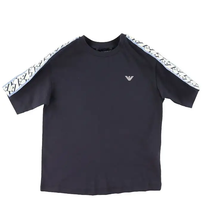 Emporio Armani T-shirt - Blue Marinblå m. Logorand