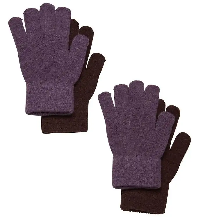 CeLaVi Handskar - Ull/Nylon - 2-pack - Månlandskap