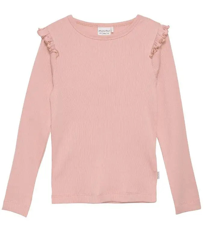 Minymo Tröja - Rib - Misty Rose