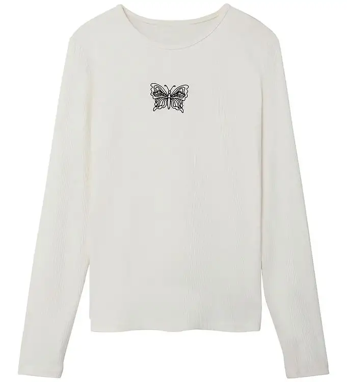 LMTD Tröja - NlfNaly - White Alyssum