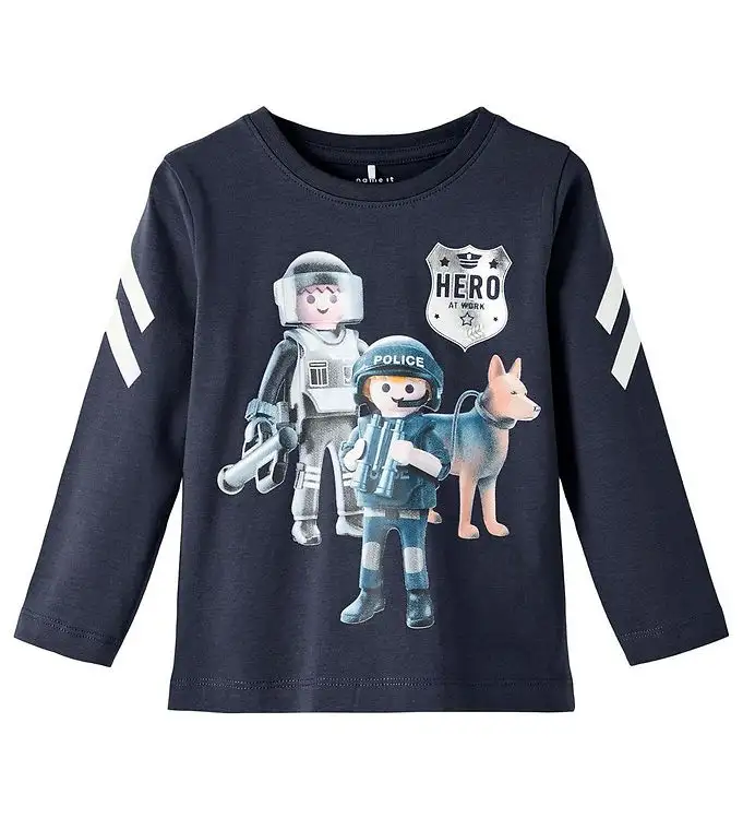 Name It Tröja - NmmDohn Playmobil - Dark Sapphire