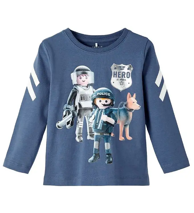 Name It Tröja - NmmDohn Playmobil - Bijou Blue