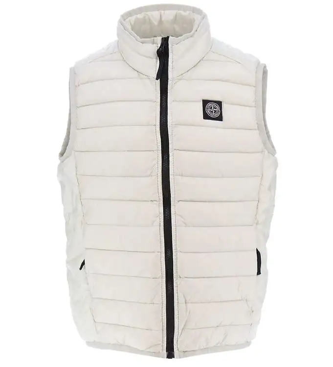 Stone Island Dunväst - Pearl Grey