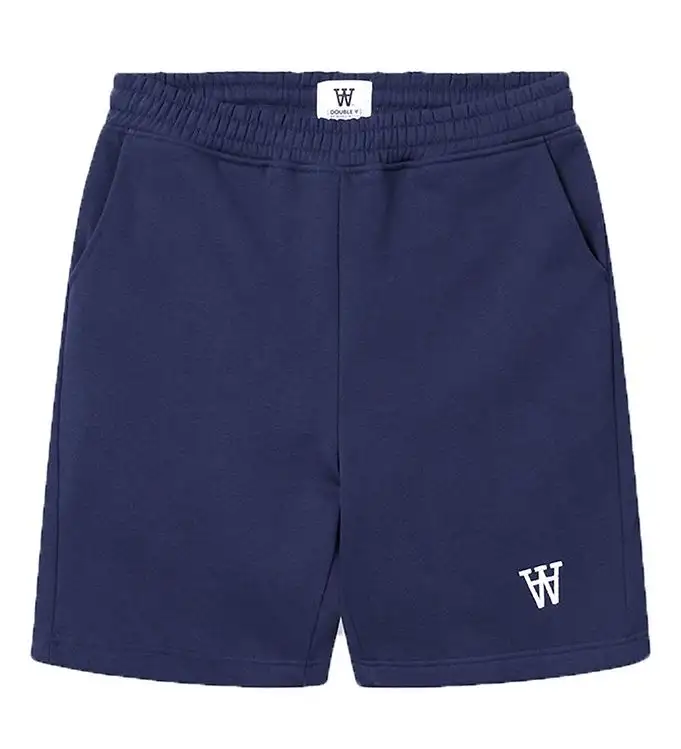 Wood Wood Sweatshorts - Jax AA - Marinblå