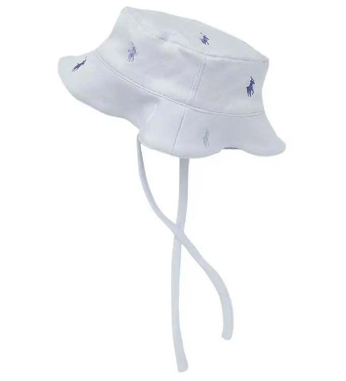 Polo Ralph Lauren Bucket Hat - Baby Classics I - Ljusblå m. Logo