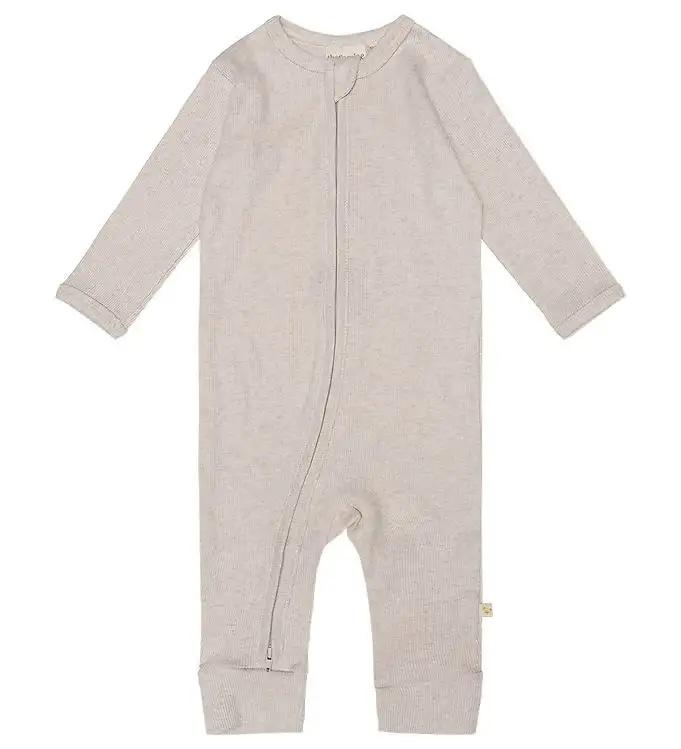 That's Mine Onesie - Cathie - Rib - Light Brown Melerad