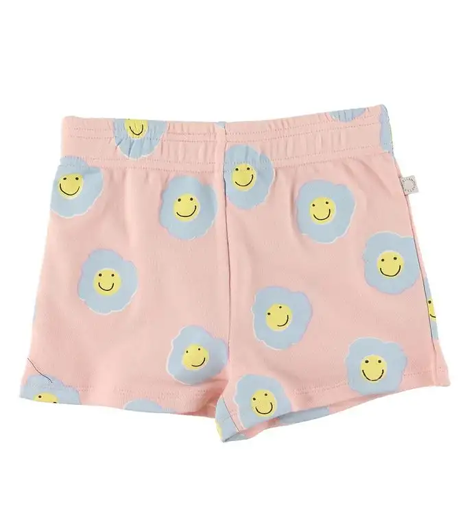 Stella McCartney Kids Sweatshorts - Rosa/Ljusblå m. Blommor