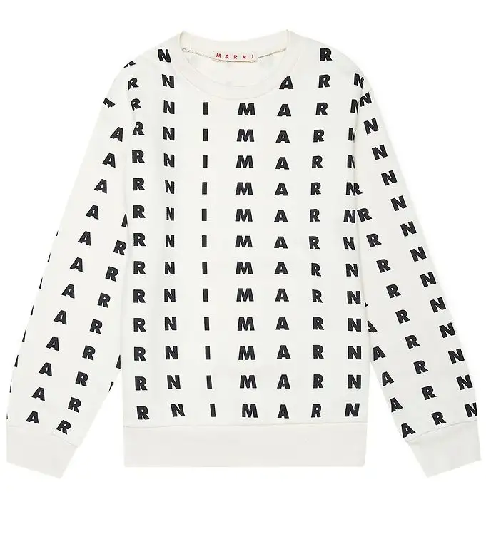 Marni Sweatshirt - Beige m. Svart