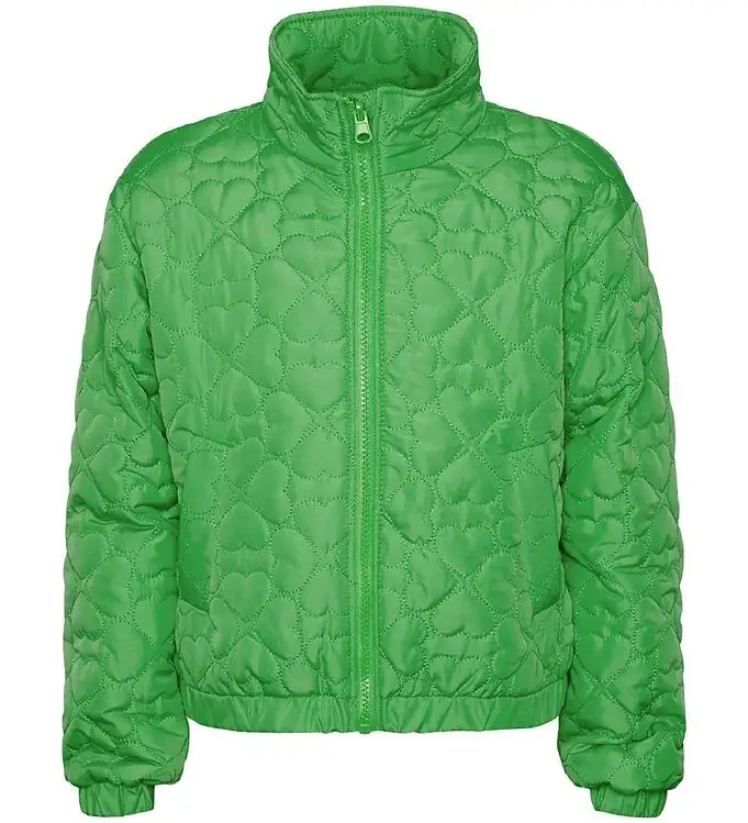 Pieces Kids Vadderad jacka - PkHeart - Irländsk Green