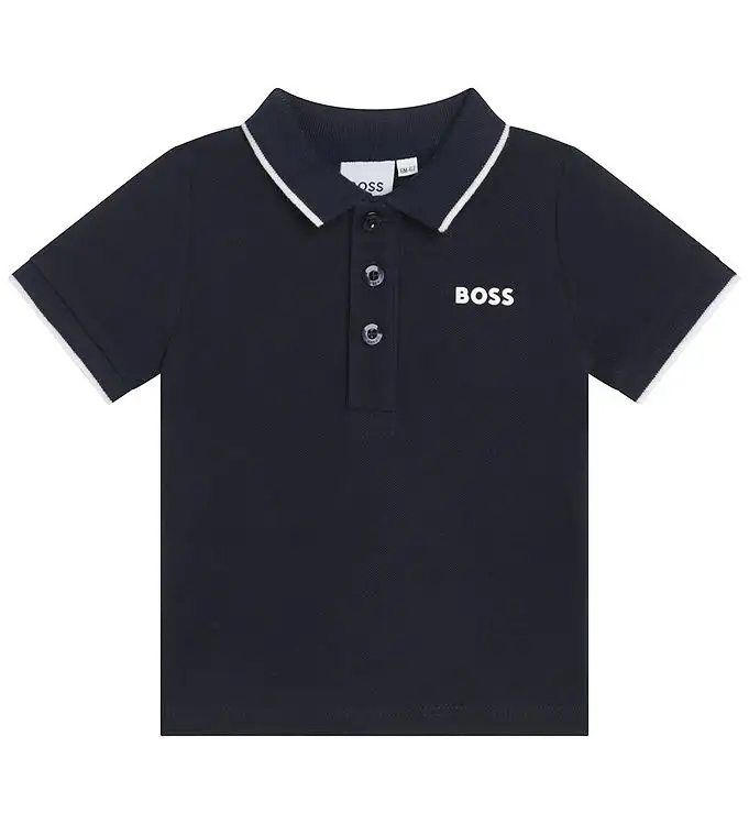 BOSS Polo - Marinblå