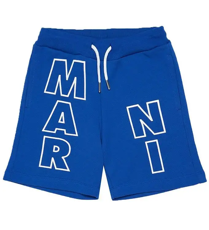 Marni Sweatshorts - Blå m. Vit