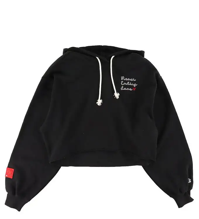 Champion Fashion Hoodie - Crop - Svart