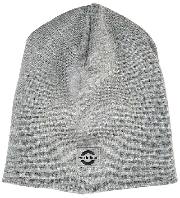 Mikk-Line Mössa - Dubbel - Light Grey Melange