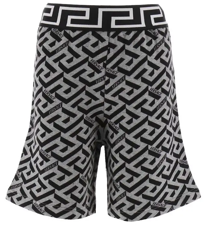 Versace Sweatshorts - Gråmelerad/Svart