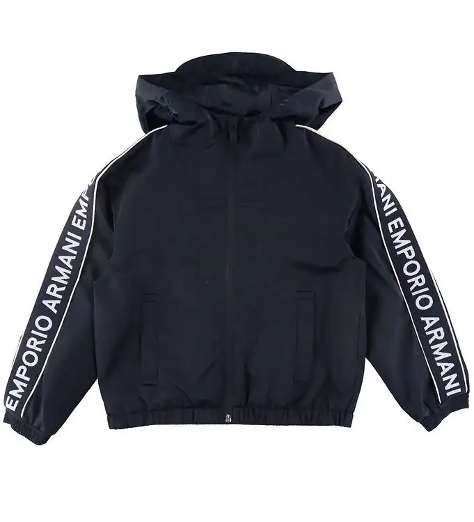 Emporio Armani Jacka - Marinblå m. Logorand