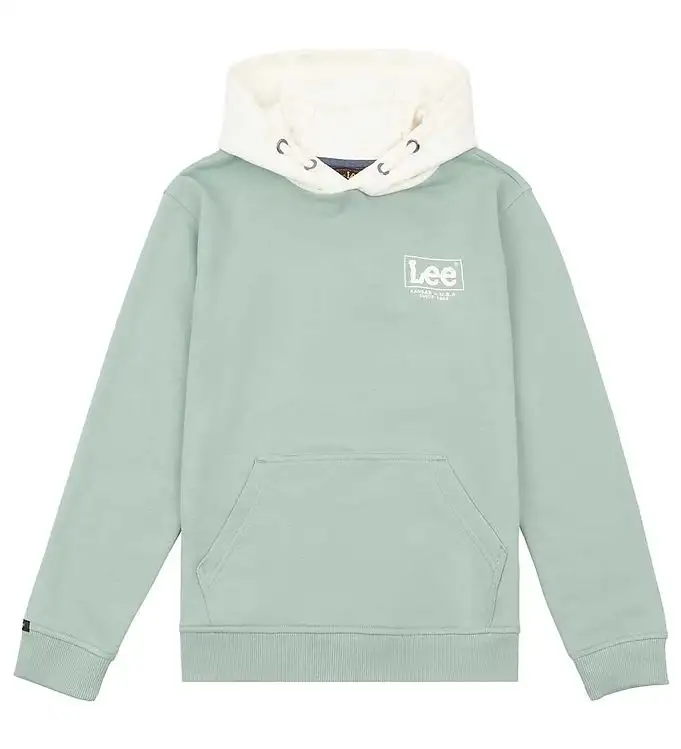 Lee Hoodie - Överladdad - Oversized - Blue Surf