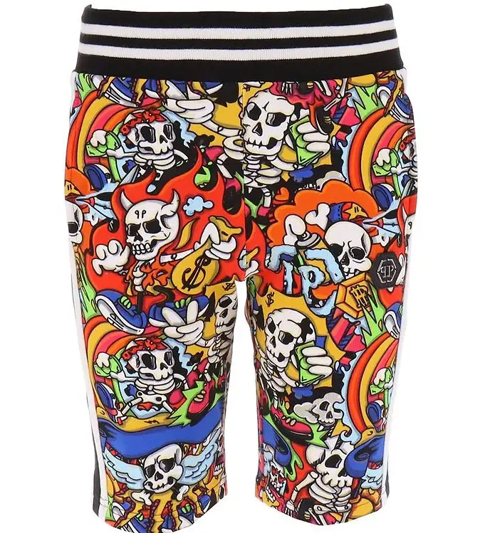 Philipp Plein Sweatshorts - Flerfärgad
