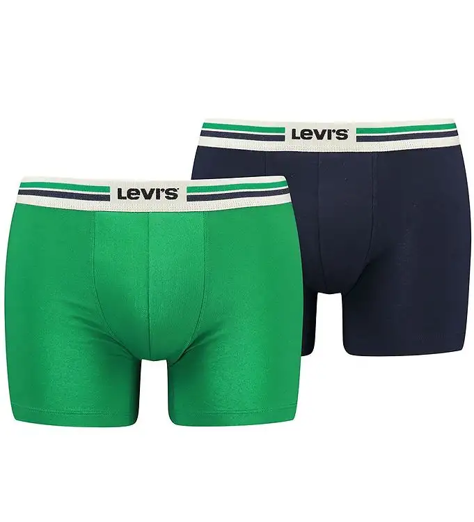 Levis Boxershorts - 2-pack - Green/Marinblå