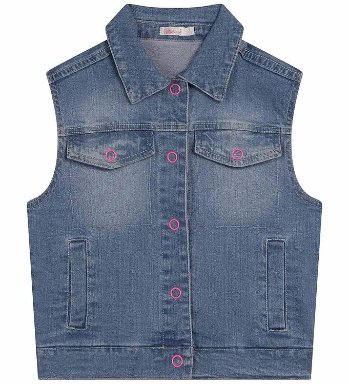 Billieblush Jeansväst - Dubbel Stone+Blekmedel