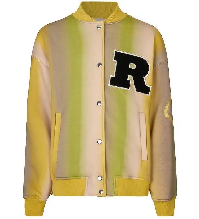 Rosemunde Bomberjacka - Yellow Gradient Tryck