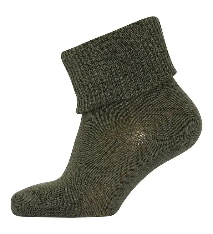 Melton Strumpor - Nu kör vi - Ivy Green m. Halkskydd