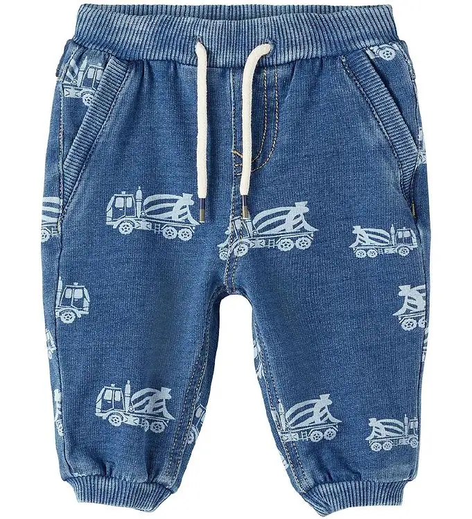 Name It Sweatpants - NbmBen - Medium+ Blue Denim
