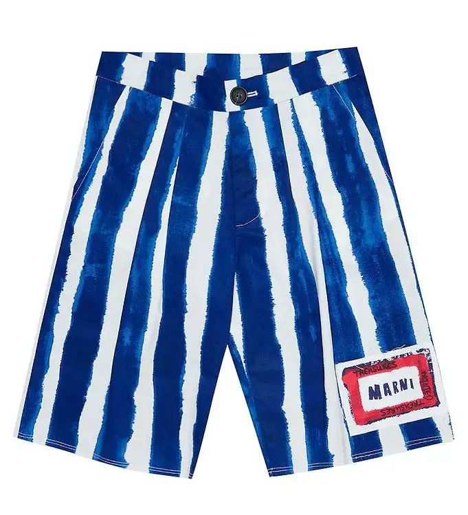 Marni Shorts - Blå/Vitrandig