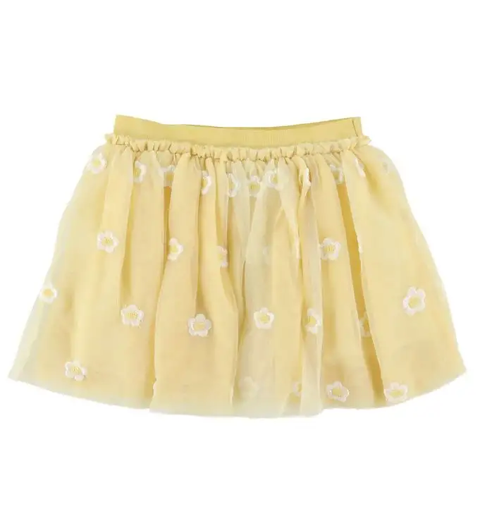 Stella McCartney Kids Tyllkjol - Gul m. Blommor