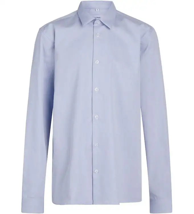 Grunt Skjorta - Tex - Twill - Blue