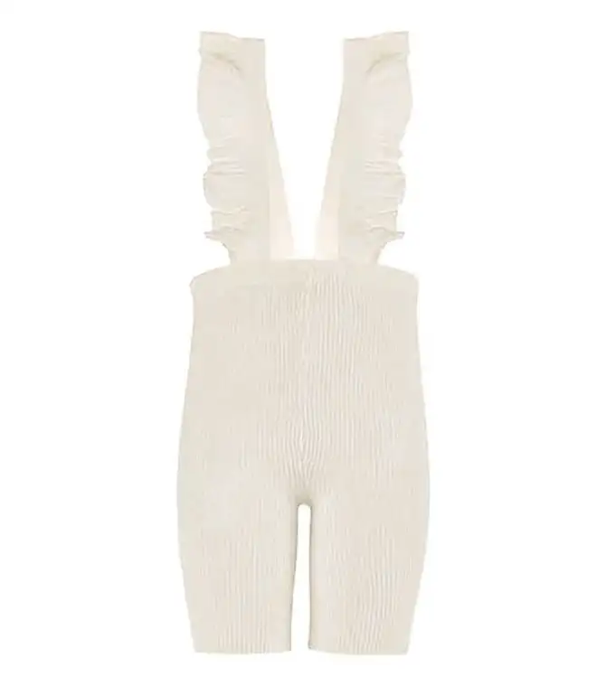 Condor Shorts m. Hängslen - Rib - Beige