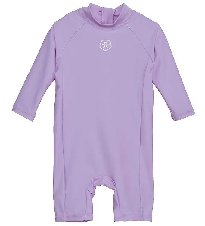 Color Kids Badoverall L/s - UV40+ - Lavender Mist