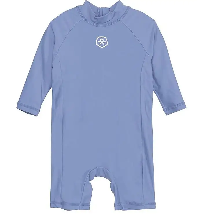 Color Kids Badoverall L/s - UV40+ - Coronet Blue