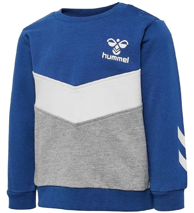 Hummel Sweatshirt - hmlSkye - Marinblå Peony