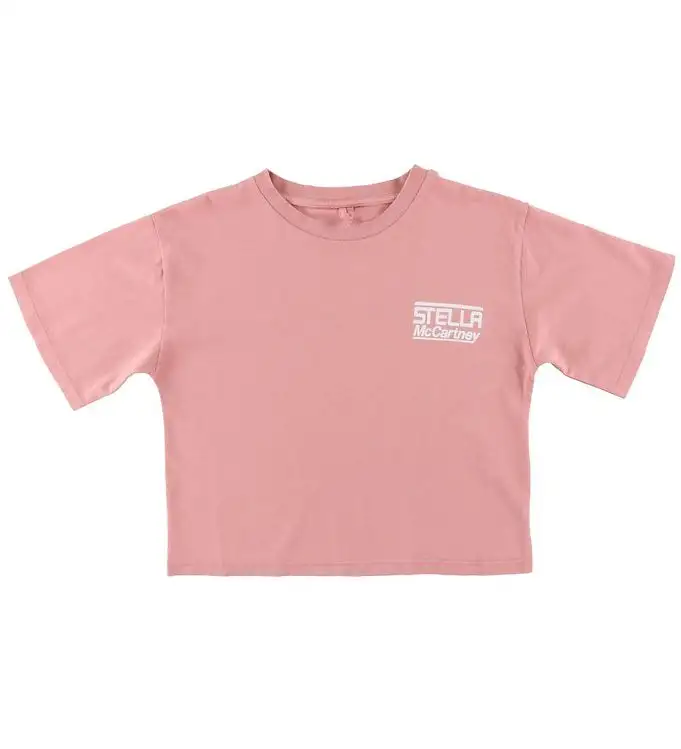 Stella McCartney Kids T-shirt - Beskuren - Rosa