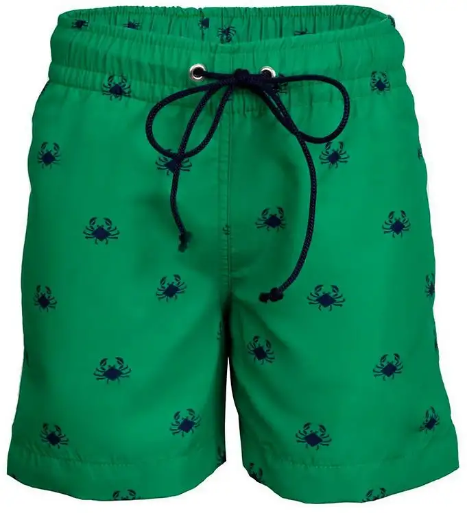 Petit Crabe Badshorts - Brädspel - UV50+ - Green Krabba
